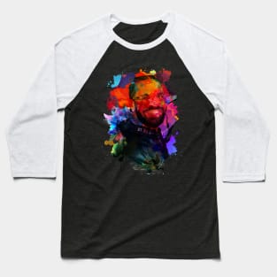 Drake - Paint Splash Color Baseball T-Shirt